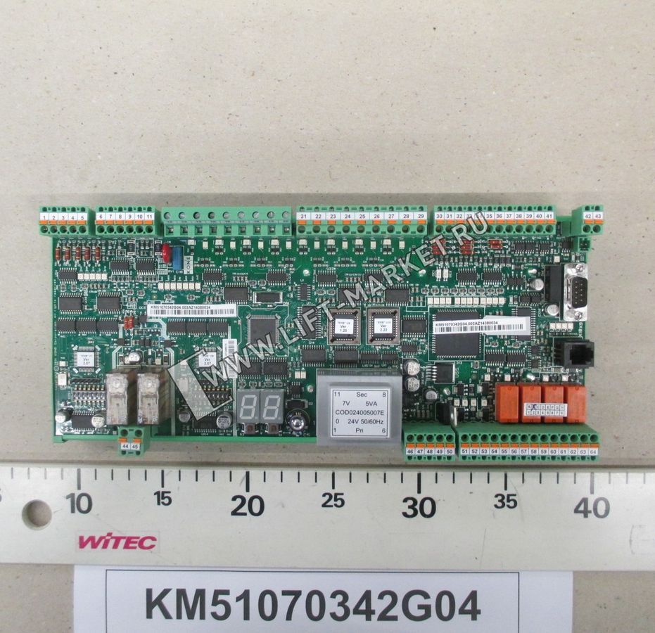 Плата управления эскалатором EBM-501 KONE (КОНЕ) для EJV1.4 AND RJV1.2, KM51070342G04 фото