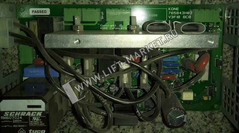 Плата модуля контроля тормоза V3F18 BCB KM765843H02 KONE (КОНЕ) фото