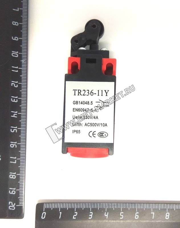 Концевой выключатель TR236-11Y с рычагом и роликом фото