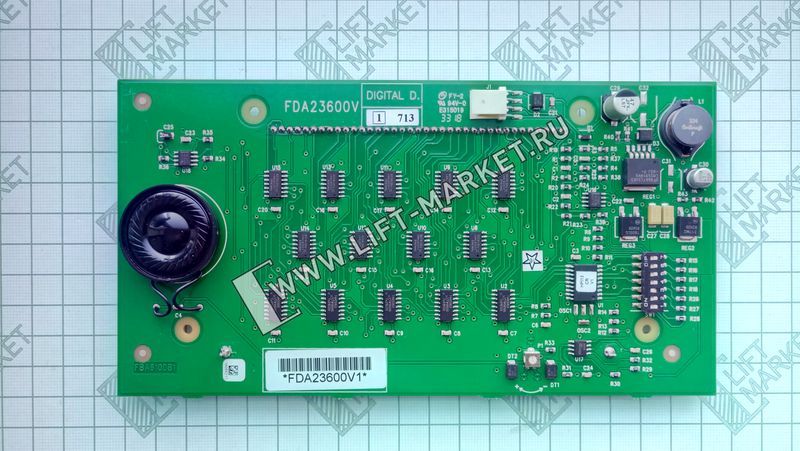 Этажный индикатор OTIS (ОТИС) SHL/HPI-13 Шлифованная нерж сталь FDA23600V1 фото