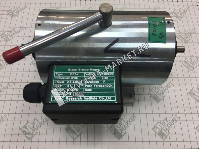 Электромагнитный тормоз для эскалатора SJEC, 198V, Type DZT-H, 50/60Hz, 0,3A =400N фото