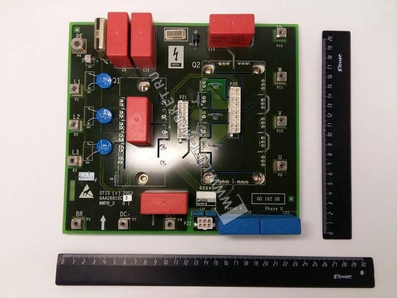 Плата станции управления, OTIS, WWPB_2, GAA26810C2(GBA26810A1) фото