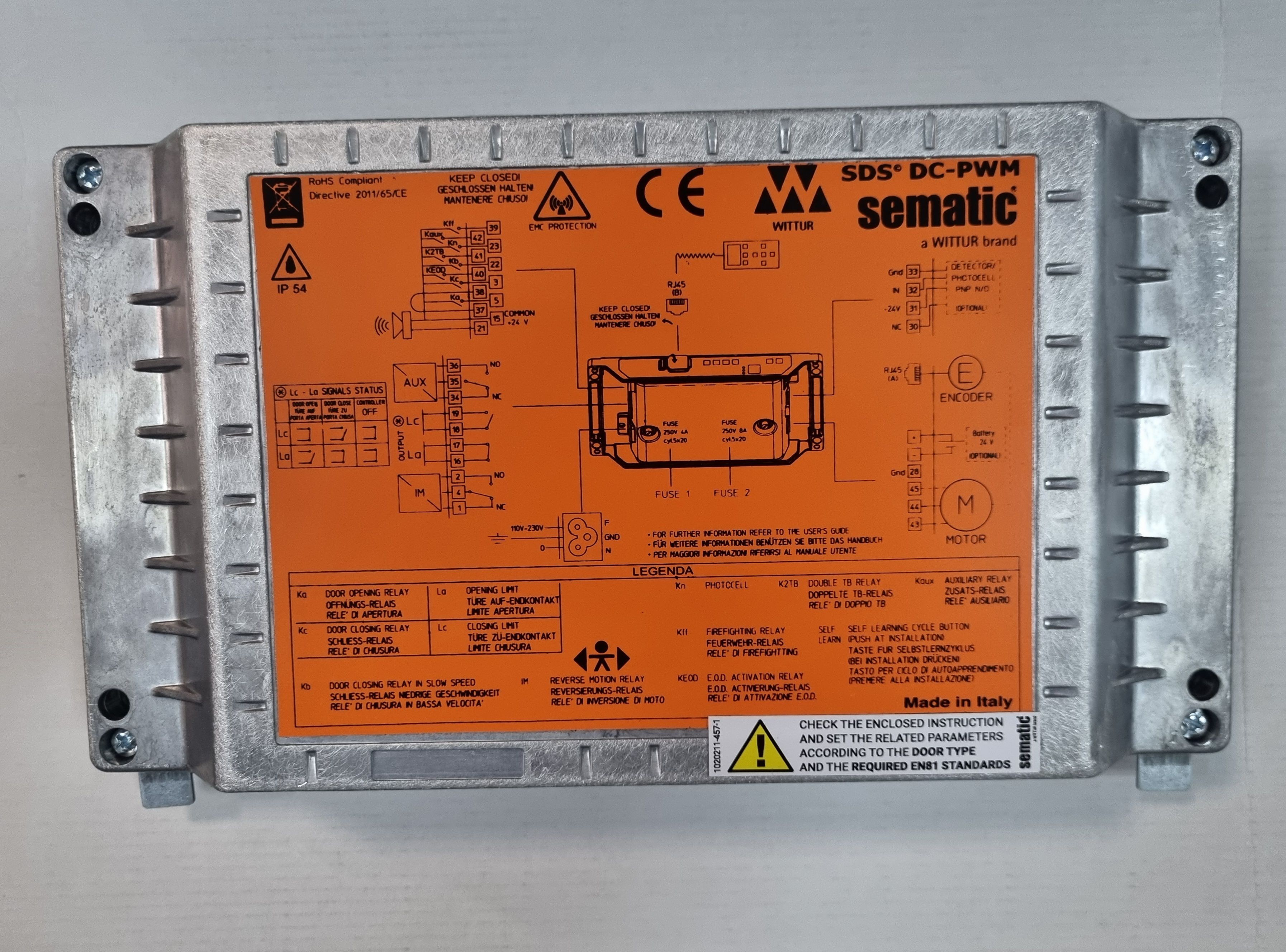 Контроллер привода дверей, SEMATIC, SDS DC-PWM Rel.4, B111AAMX01  фото