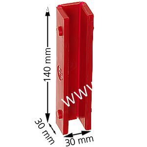 Вкладыш башмака направляющей кабины/противовеса ACLA, GE, 140x29.5x30, 16мм фото