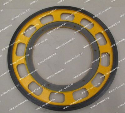 Приводное колесо поручня эскалатора KONE (КОНЕ)    579*50*30 mm  , обрезиненное фото